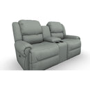  Best Home Furnishings Genet L960RQ4 Power Space Saver Console Loveseat - Power Blue IMAGE 1
