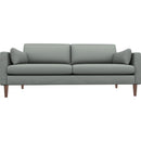  Best Home Furnishings Trafton S10DW Stationary Sofa With Two (2) Pillows - Power Blue/Dark Walnut IMAGE 2