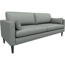  Best Home Furnishings Trafton S10E Stationary Sofa With Two (2) Pillows - Power Blue/Espresso IMAGE 1