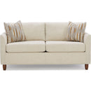  Best Home Furnishings Bayment S13DW Stationary Sofa With Two (2) Pillows - Sand/Dark Walnut IMAGE 2
