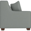  Best Home Furnishings Marinette S20QDW Queen Stationary Sofa Sleeper With Two (2) Pillows - Power Blue/Dark Walnut IMAGE 3