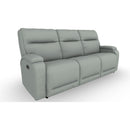  Best Home Furnishings Maverly S910RZ4 Power Tilt Headrest Space Saver Sofa - Power Blue IMAGE 1