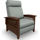  Best Home Furnishings Tuscan 2LP20DP Power High Leg Recliner - Power Blue/Distressed Pecan IMAGE 1