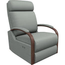  Best Home Furnishings Kinetix 7NP64DW Power Space Saver Recliner - Power Blue/Dark Walnut IMAGE 1