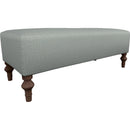 Best Home Furnishings Ryker 9930DW2P Bench With Two (2) Pillows - Power Blue/Dark Walnut IMAGE 1