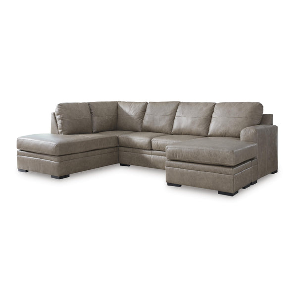 Signature Design by Ashley Amuleto Leather Match 2 pc Sectional 2240516C/2240503C IMAGE 1
