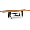  Signature Design by Ashley Galliden D841-55 Rectangular Dining Room Extension Table IMAGE 1