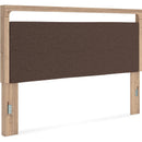  Signature Design by Ashley Kinlanni PCB1360-58 King Upholstered Panel Headboard IMAGE 1