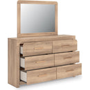  Signature Design by Ashley Kinlanni PCB1360B1 Dresser and Mirror IMAGE 2