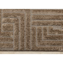  Kalora Interiors Luxe Brown Maze Design Rug, 5'3" x 7'7" IMAGE 8