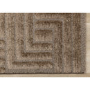  Kalora Interiors Luxe Brown Maze Design Rug, 7'10" x 11'2" IMAGE 5