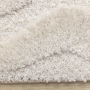  Kalora Interiors Luxe White Curvy Lines Rug, 7'10" x 11'2" IMAGE 10