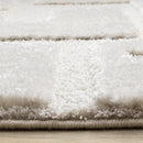  Kalora Interiors Luxe White Scattered Shapes Design Rug, 5'3" x 7'7" IMAGE 9