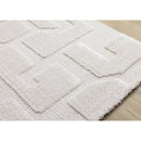  Kalora Interiors Luxe White Scattered Shapes Design Rug, 7'10" x 11'2" IMAGE 4