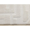  Kalora Interiors Luxe White Scattered Shapes Design Rug, 7'10" x 11'2" IMAGE 8
