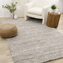  Kalora Interiors Marquis Grey White Brown Distressed Rug, 7'10" x 11'2" IMAGE 2