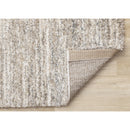  Kalora Interiors Marquis Grey White Brown Distressed Rug, 7'10" x 11'2" IMAGE 6