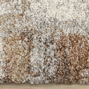  Kalora Interiors Marquis Orange White Beige Green Organic Distressed Design Rug, 5'3" x 7'7" IMAGE 10