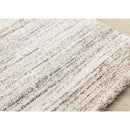  Kalora Interiors Marquis White Grey Orange Distressed Rug, 5'3" x 7'7" IMAGE 4