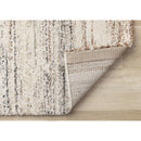  Kalora Interiors Marquis White Grey Orange Distressed Rug, 7'10" x 11'2" IMAGE 6