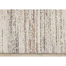  Kalora Interiors Marquis White Grey Orange Distressed Rug, 7'10" x 11'2" IMAGE 8