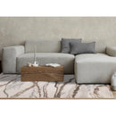  Kalora Interiors Mae White Grey Orange Veined Marble Design Rug, 7'10" x 11'2" IMAGE 3