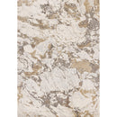  Kalora Interiors Mae White Grey Beige Marble Design Rug, 7'10" x 11'2" IMAGE 1