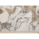  Kalora Interiors Mae White Grey Beige Marble Design Rug, 7'10" x 11'2" IMAGE 8