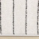  Kalora Interiors Mae White Black Intricate Line Design Rug, 5'3" x 7'7" IMAGE 10