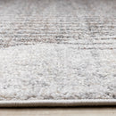  Kalora Interiors Swift Grey White Two Merging Circles Rug, 7'10" x 10'6" IMAGE 9