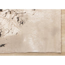  Kalora Interiors Zola Cream Taupe Brown Distressed Foliage Rug, 5'3" x 7'7" IMAGE 5