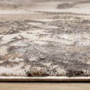 Kalora Interiors Zola Cream Taupe Brown Distressed Foliage Rug, 5'3" x 7'7" IMAGE 9