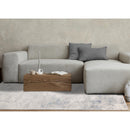  Kalora Interiors Cathedral Cream Blue Grey Marble Rug, 5'1" x 7'7" IMAGE 3