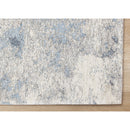 Kalora Interiors Cathedral Cream Blue Grey Marble Rug, 5'1" x 7'7" IMAGE 5