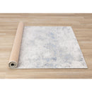  Kalora Interiors Cathedral Cream Blue Grey Marble Rug, 5'1" x 7'7" IMAGE 7