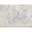  Kalora Interiors Cathedral Cream Blue Grey Marble Rug, 5'1" x 7'7" IMAGE 8
