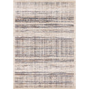  Kalora Interiors Swift Cream Taupe Distressed Lines Rug, 5'3" x 7'7" IMAGE 1