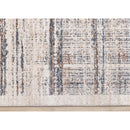  Kalora Interiors Swift Cream Taupe Distressed Lines Rug, 7'10" x 10'6" IMAGE 8
