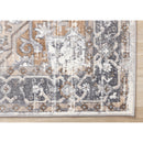  Kalora Interiors Emory Taupe White Brown Elegant Medallion Rug, 5'3" x 7'7" IMAGE 5