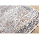  Kalora Interiors Emory Taupe White Brown Elegant Medallion Rug, 7'10'' x 10'6'' IMAGE 4