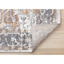  Kalora Interiors Emory Taupe White Brown Elegant Medallion Rug, 7'10'' x 10'6'' IMAGE 6