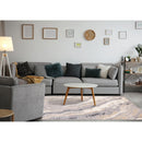  Kalora Interiors Emory Taupe Grey Beige White Mineral Layered Rug, 5'3" x 7'7" IMAGE 3