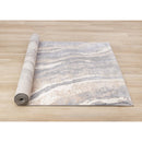  Kalora Interiors Emory Taupe Grey Beige White Mineral Layered Rug, 5'3" x 7'7" IMAGE 7