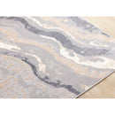  Kalora Interiors Emory Taupe Grey Beige White Mineral Layered Rug, 7'10" x 10'6" IMAGE 4