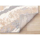 Kalora Interiors Emory Taupe Grey Beige White Mineral Layered Rug, 7'10" x 10'6" IMAGE 6