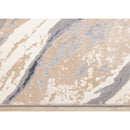  Kalora Interiors Emory Taupe Grey Beige White Mineral Layered Rug, 7'10" x 10'6" IMAGE 8