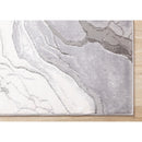  Kalora Interiors Emory Grey White Marble Design Rug, 5'3" x 7'7" IMAGE 5