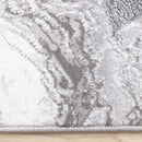  Kalora Interiors Emory Grey White Marble Design Rug, 7'10'' x 10'6'' IMAGE 10