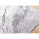  Kalora Interiors Emory Grey White Marble Design Rug, 7'10'' x 10'6'' IMAGE 4
