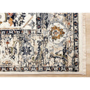  Kalora Interiors Serene Cream Blue Intricate Border Rug, 6'7" x 10'2" IMAGE 5